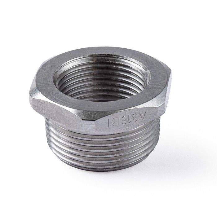 Hexagonal bushing male-female reference 241 (Compatible thread EN10226-1 / BSP / ISO7/1)