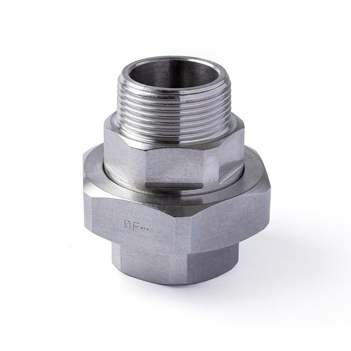 Union male-female with O-ring NBR70 reference 341 (Compatible thread EN10226-1 / BSP / ISO7/1)