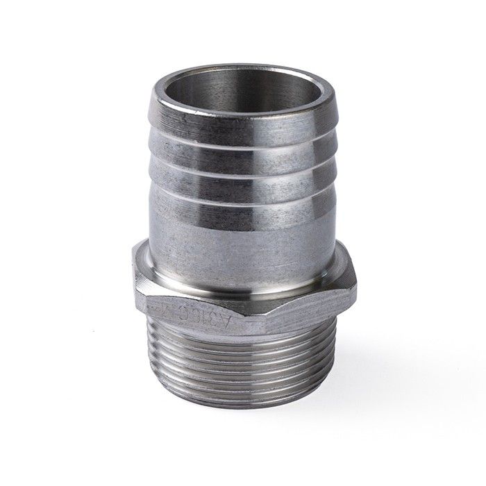 Hexagonal hose nipple reference 399 (Compatible thread EN10226-1 / BSPT / ISO7/1)
